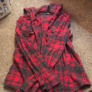 Red and gray flannel